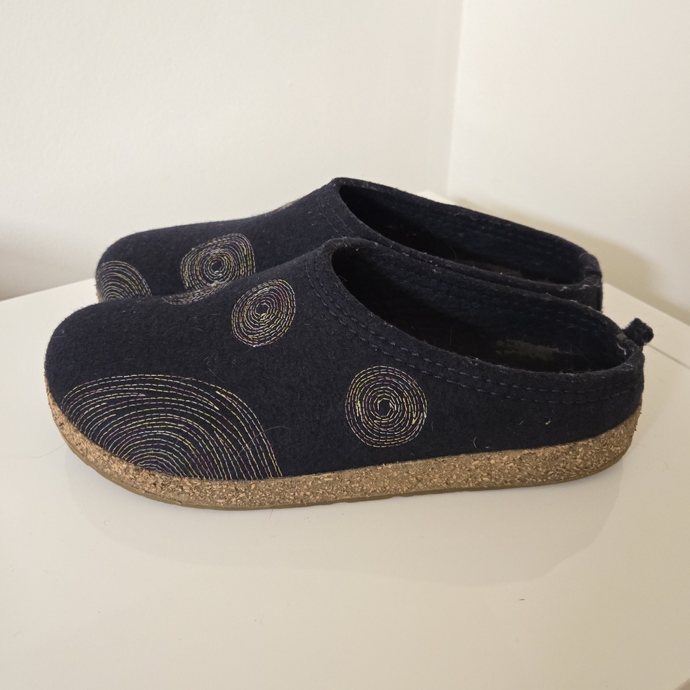 Haflinger wool house shoes